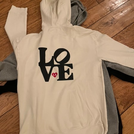 Support LA Fire Victims "LOVE" Hoodie Adult