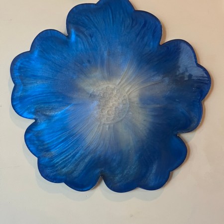 Resin Hibiscus Flower Wall Art